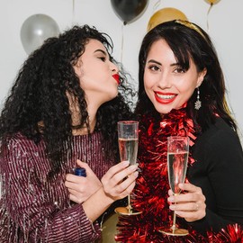 MADISON TYLER Christmas Snowflake Dangle Earrings for Women | White Glitter Snowflake Lightweight Jewerly | Xmas Holiday Earrings Gifts