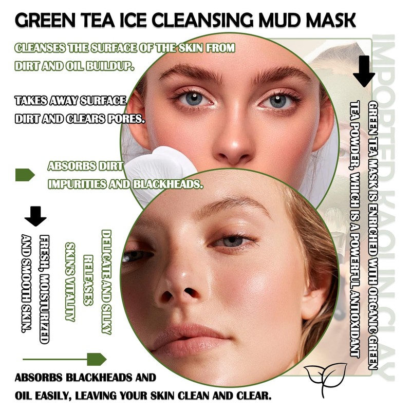 DWDiWen 2PGreen Tea Mud Mask