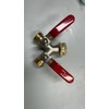 DINGBAI Garden Hose Splitter 2 Way, Y Splitter 2 Valves,