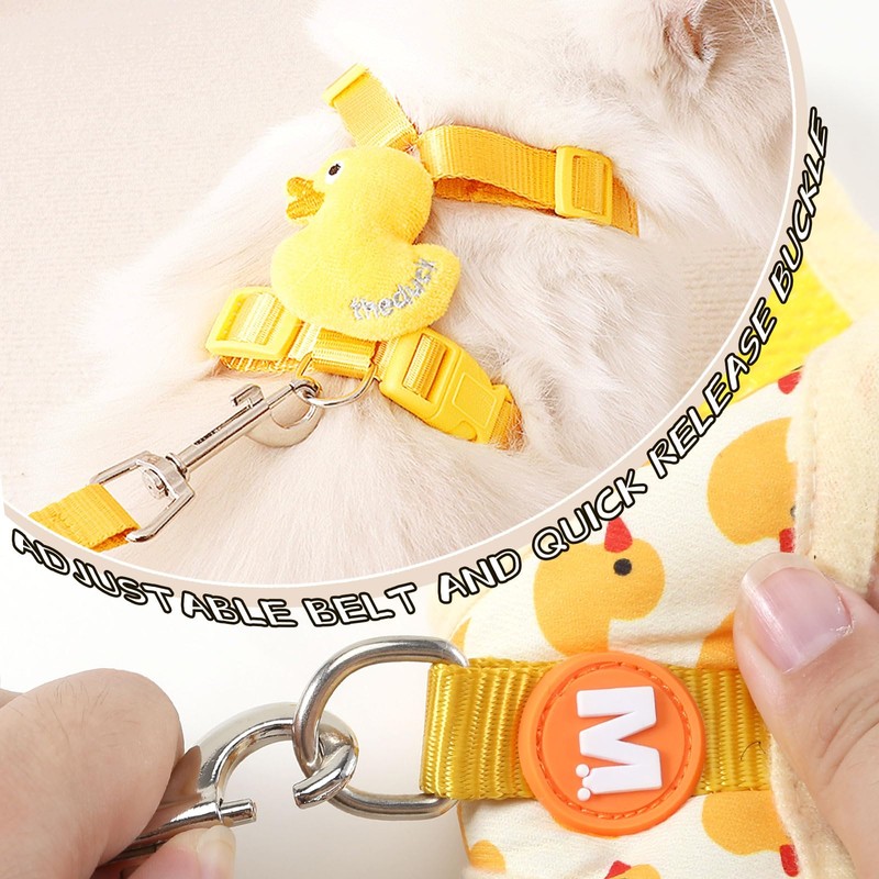 LUPAPA Cat Harness and Lead, Vest Harness for Preventing Escape.