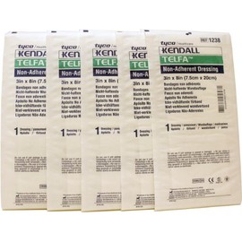 Telfa 1238 Non Adherent Dressing 3" x 8" (Pack of 5 Dressings)