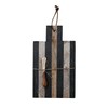 Bloomingville Striped Marble Cheese and Cutting Board with Canape Knife,