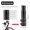 Ruikdly Handlebar Riser Bicycle Stem Height Adapter Handlebar Riser Made