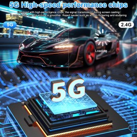 Wireless HDMI Display Dongle Adapter,4K-Plug&Play Wireless Transmitter for Streaming Media Video/Audio from Smartphone, PC, Laptop to HDTV/Monitor/Projector, Supports iOS, Android, Windows, Mac OS