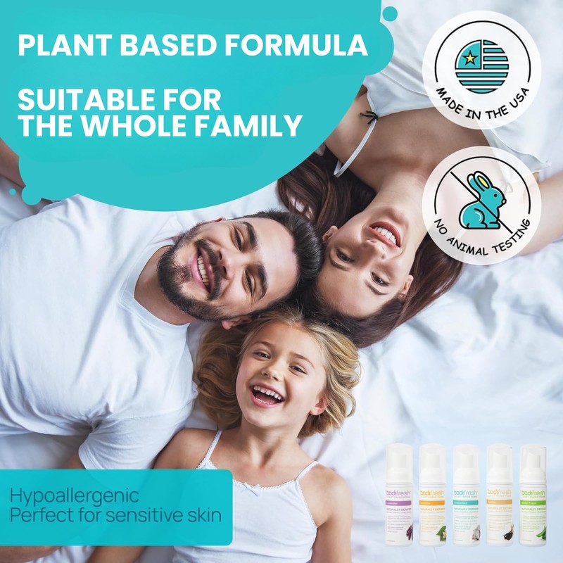 Bodifresh Toilet Paper Foam, Liquid Wet Wipe | Plant-Based, Eco
