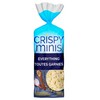 RICE CAKES Quaker Crispy Minis Everything Large Brown Rice Cakes,