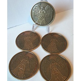 Bronze Recovery Angel (Set of 5) AA Medallion by BSP Commemorative