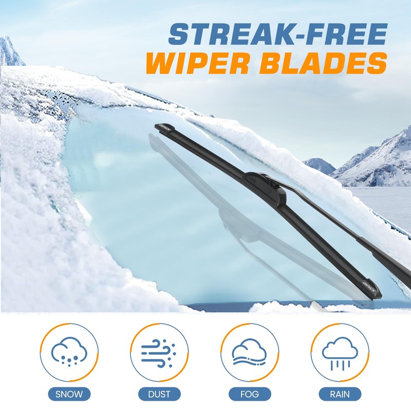 GSPSCN 3 Wipers Replacement for Jeep Patriot 2017 2016 2015
