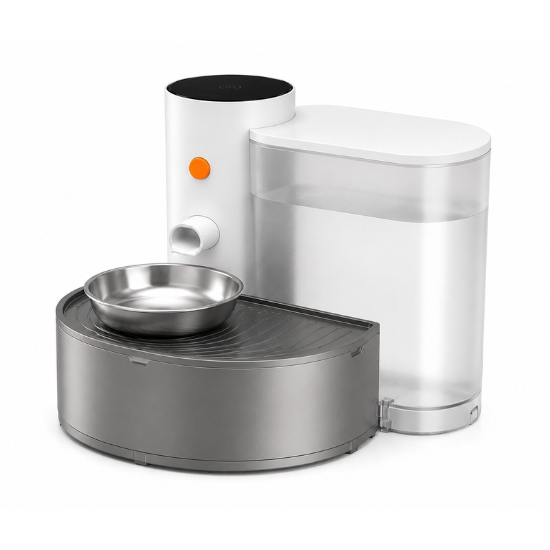 New Stainless Steel Bowl Pet Intelligent Peering Water Dispenser Automatic