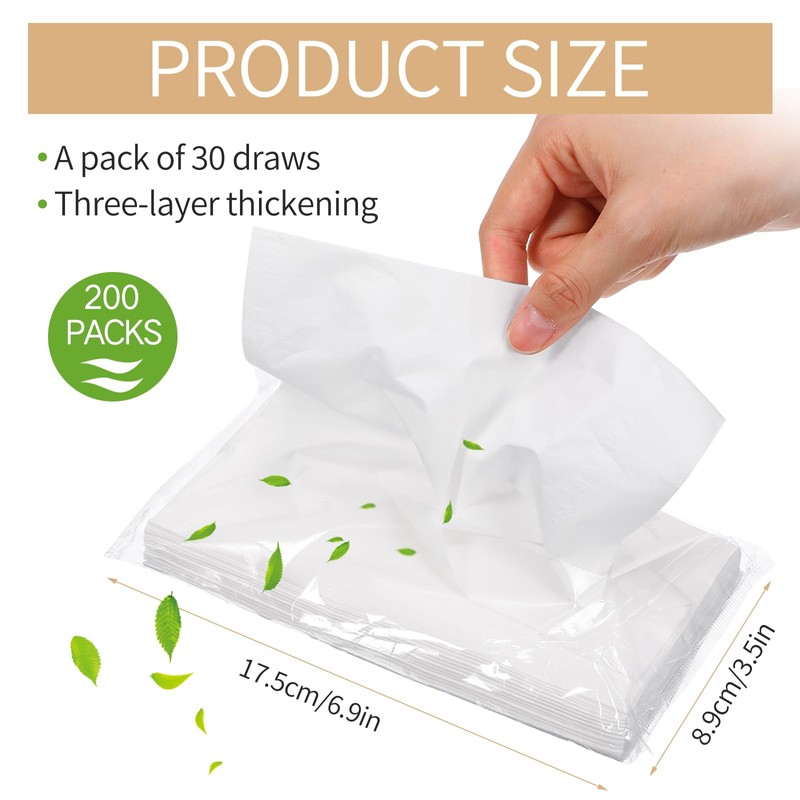 Mudder 8 Pieces Car Tissue Refills, Car Napkin Holder Refill