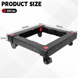 SDLDEER Furniture Dolly, Removable Furniture Movers, Moving Dolly with Wheels Luggage Cart Dolly Adjustable for Furniture Appliance Refrigerator Printer