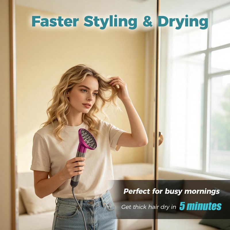 Hair Curl Diffuser Compatible with Dyson Airwrap HS01 HS05 HS08