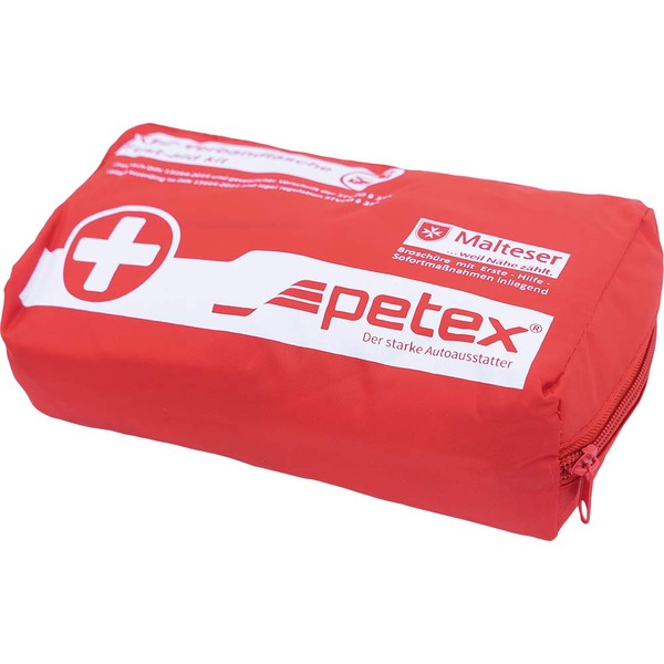 Petex 43930012 DIN 13164 Red Bandage Bag Contents