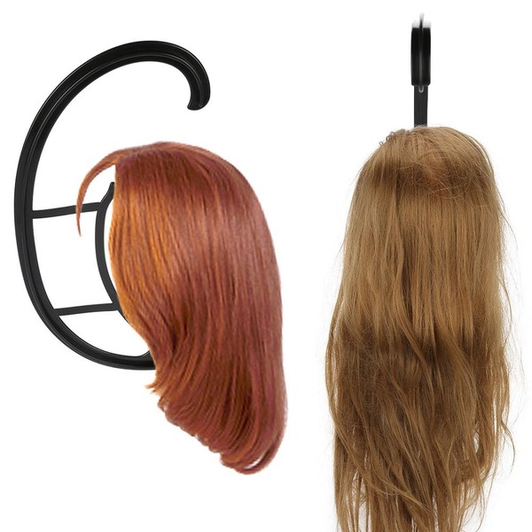 Wig Stand, Portable Wig Holder for All Wigs and Hats, Durable PlasticStand Tool Holder, Hat and Cap Holder for Wigs