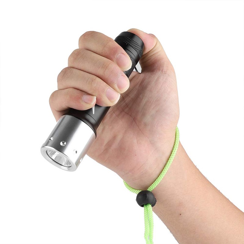 eecoo LED Dive Torch, T6 6000LM Waterproof Flashlight, 100M Underwater