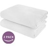 Lynmark 2x Waterproof Bed Protector with Tuck-In Flaps - Washable