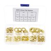 ECSiNG 180PCS Brass Flat Washer Assortment Set 8 Sizes M2