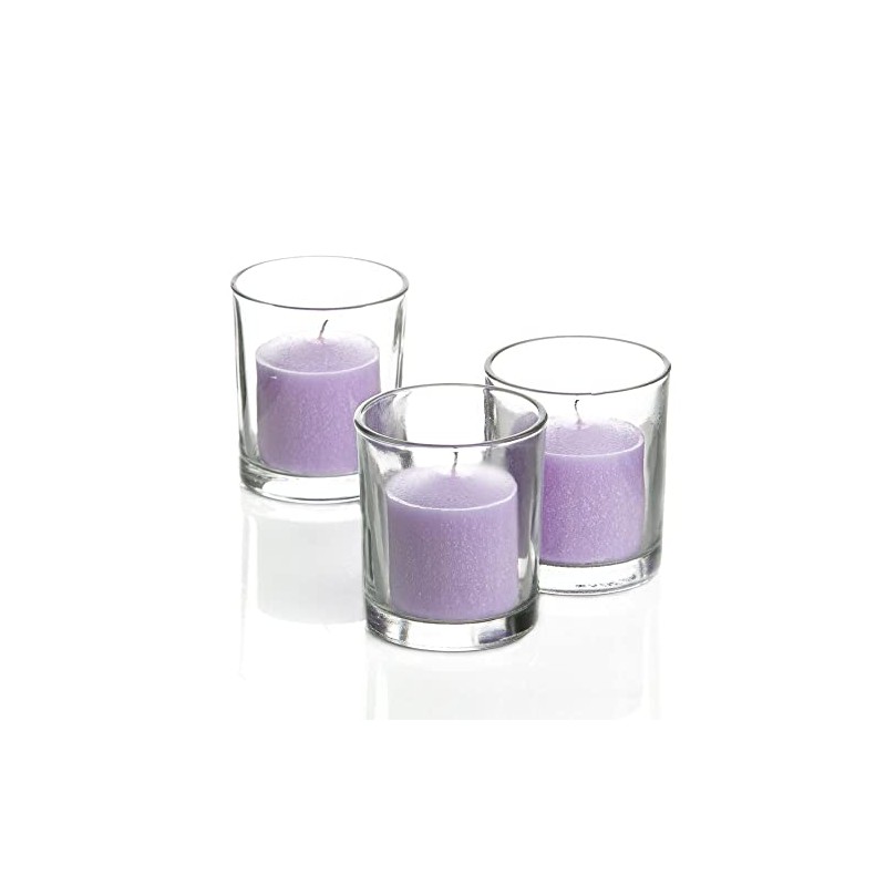Richland® Votive Candles Lavender Unscented 10 Hour Burn Set of