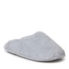 Dearfoams Womens Slide Slipper, Sleet , Large