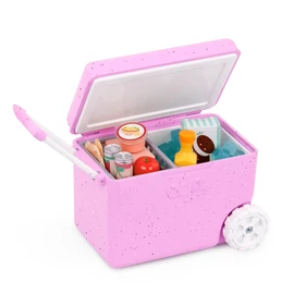 Our Generation – 18-inch Doll Accessories – Rolling Cooler with Wheels – Pretend Food Toys – Imaginative Play – Kids Ages 3 Years & Older – OG Camping Cooler
