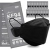 HAPPYDAY Premium KF94 Black Face Mask – Individually Packaged, Made