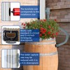 Rain Barrel Diverter Kit, Rainwater Collection System with Adjustable Valve