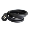 Benotto Candado Espiral 12x1200mm 2xLlaves Negro TY506