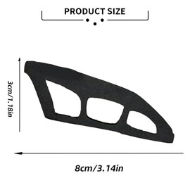 Ruzister 2 Augen-Make-Up-Helfer + 1 Lidschattenpinsel，Lidschatten Applikator，Pinsel