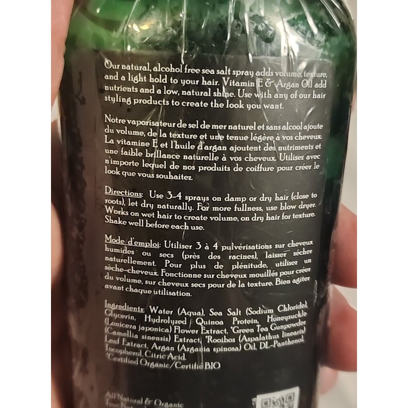 Brickell Men's Texturizing Sea Salt Spray for Men Natural &