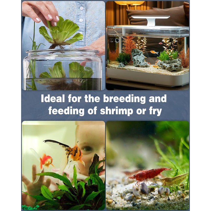 Pawfly Mini Aquarium Sponge Filter, Fish Tank Internal Filter with