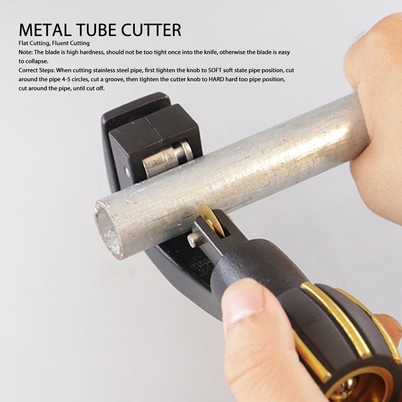 Pipe Cutter Tool Multifunctional Steel Mini Tube Cutter for Stainless