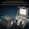 Yuecoom Watch Gift Box, Watch Gift Box 2 Slots Watch