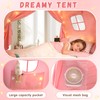 Twin Bed Tent for Kids Girls, Canopy Privacy Sleep Tent