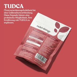 TUDCA Capsules High Dose | 60 Capsules | Dietary Supplement to Support Liver Health | Reduce Oxidative Stress and Inflammation