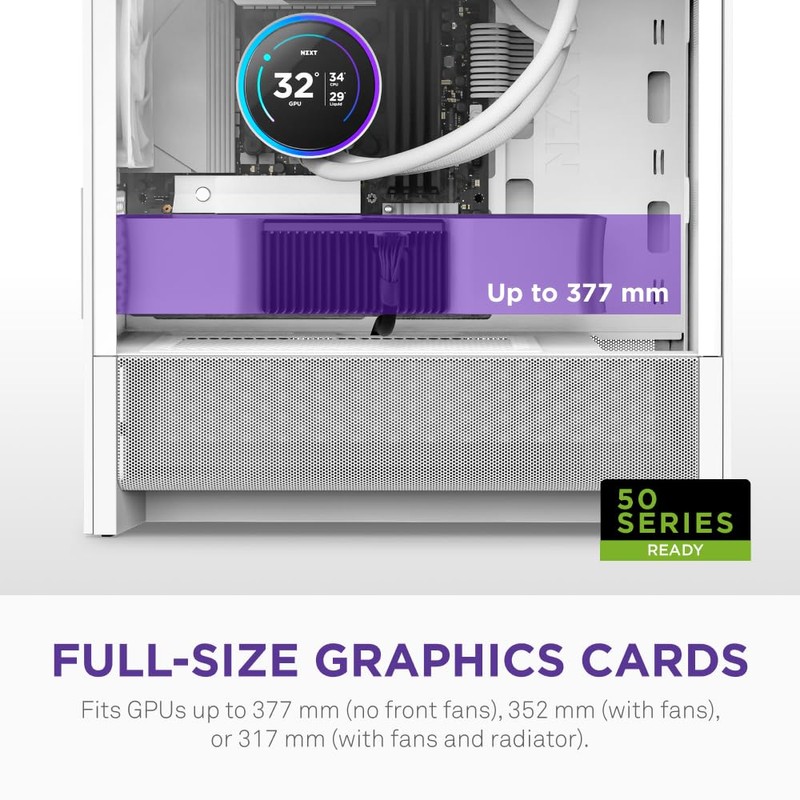NZXT H3 Flow – Micro-ATX PC Case – Optimized Airflow
