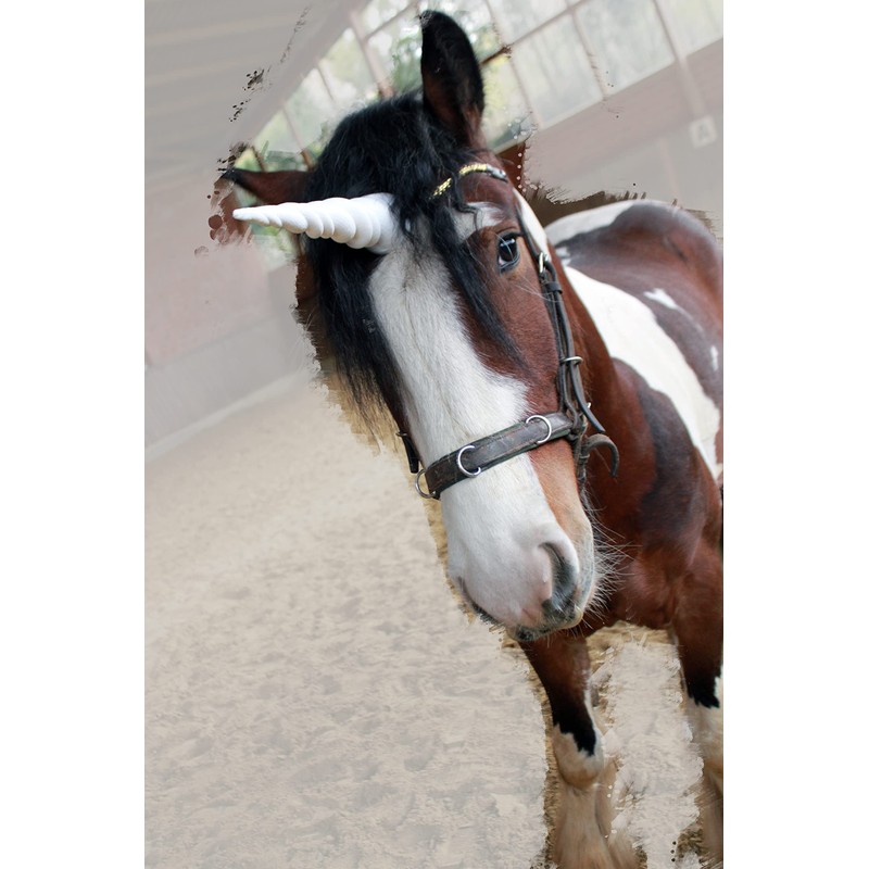 Alpha Precision Unicorn Horn Bridle Browband - MagicEinHorn - Unicorn
