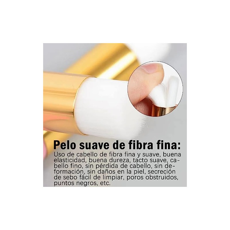 Cepillo Limpiador de Pestañas, Cepillos de champú de Pestañas Faciales