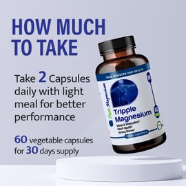 TrueMed Triple Magnesium 235mg 60 Capsules