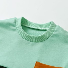 Toddler Baby Boy Clothes Long Sleeve Sweatshirts Pullover Tops Long Jogger Pants Little Boys Fall Winter 2PCS Outfit Set Black 18-24 Months