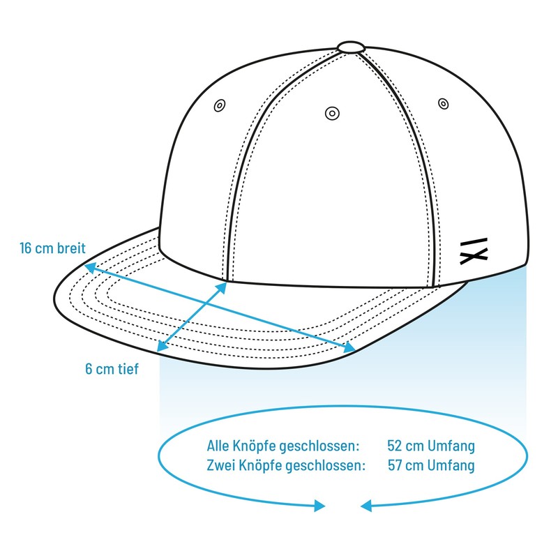 Hand und Feuer Snapback Cap Children's Naughty Badger, lightgrey