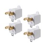 TENINYU Grounded Adapter 3-Prong to 2-Prong Outlet Converter - 3