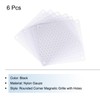 MECCANIXITY 6PCS PC Dust Filter, 120x120mm PVC Computer Case Cooler