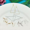 YaeYur 240PCS Triangle Earring Beading Hoop Set for Jewelry Making