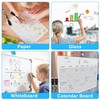 Autoau Whiteboard Markers, Pack of 10, Foil Pen, Wipeable Magnetic