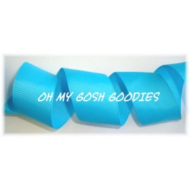 3" SOLID GROSGRAIN CHEER CHEERLEADER SPIRIT TEAM RIBBON 4 BOW TURQUOISE 5YD