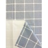 Allgala Waterproof Check Design Printed PVC Vinyl Protective Tablecloth -