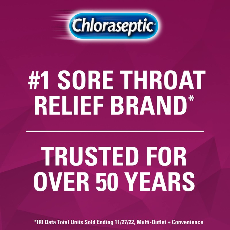 Chloraseptic Max Strength Sore Throat Spray, Wild Berries Flavor, 4.0