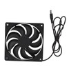 10W Solar Panel Fan Kit Waterproof Cooling Ventilator for Dog