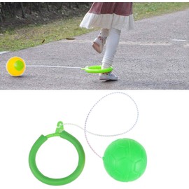 LATRAT Jumping Ball, Jumping Ball, Foot Spinner with Counter, Jump Ball Kids Ankle Toy Ankle Jump Jump Rope for Kids Teens Adults, Random Colour