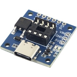 for USB Type C Pluggable Development Board for Attiny85/Attiny13A/Attiny25/Attiny45 Programming Editor Connector Replacement for Digispark Arduino Module (5 pcs)